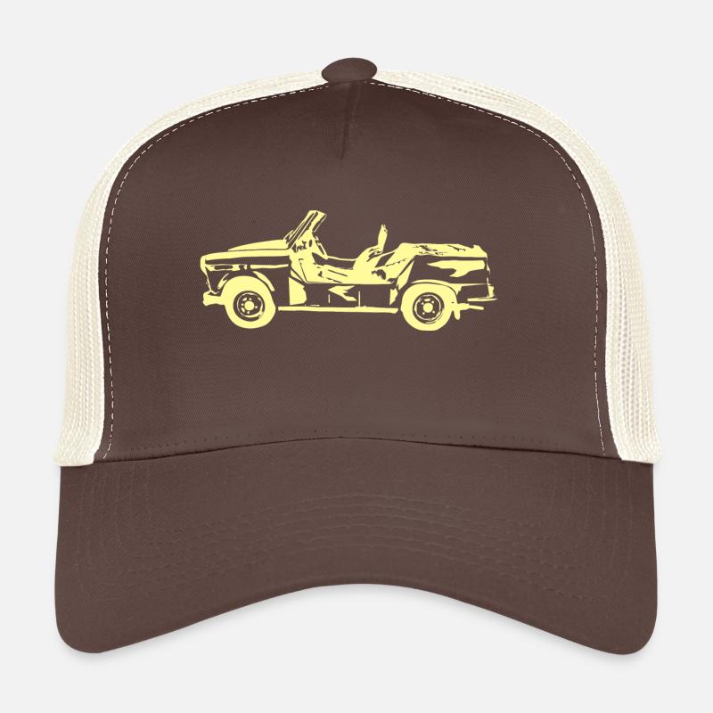 Trabant Kübel Tramp - Trucker Cap - Braun/Beige