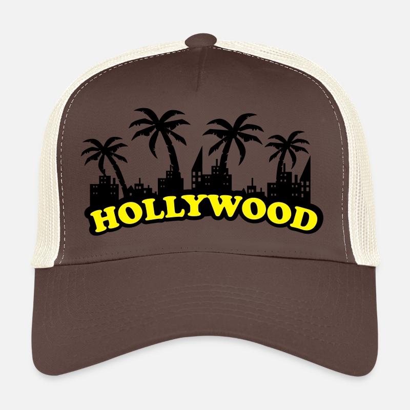 hollywood - Trucker Cap - brown/beige