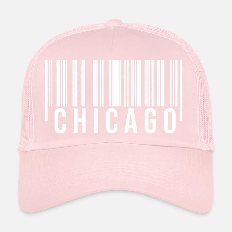 Code à barres de Chicago1 Casquette trucker 