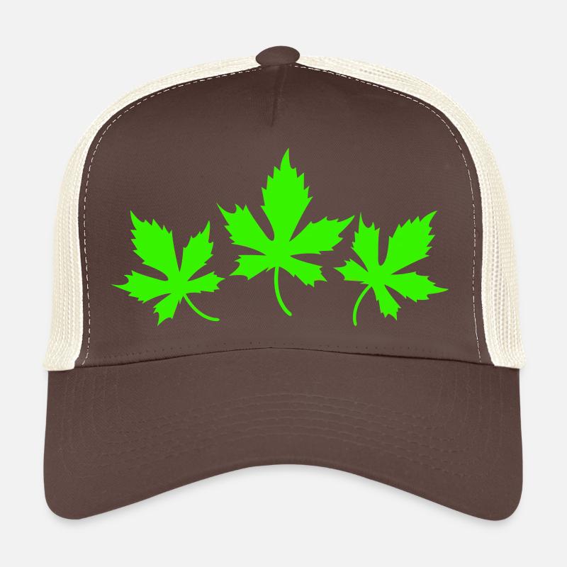 feuilles Casquette trucker 