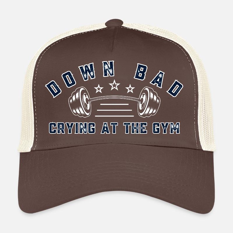 Down Bad Crying à la salle de sport Casquette trucker 