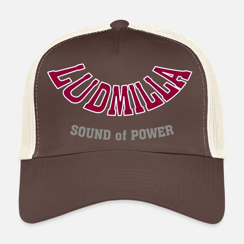 Lettrage Ludmilla Son de puissance Casquette trucker 