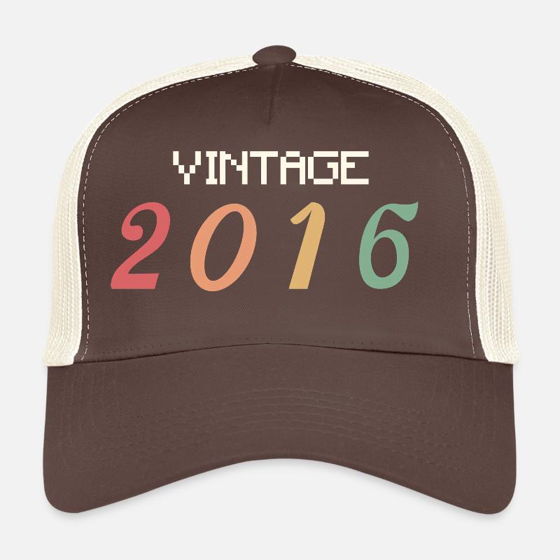 T-Shirt 10 Ans 2016 Grunge Distressed Casquette trucker