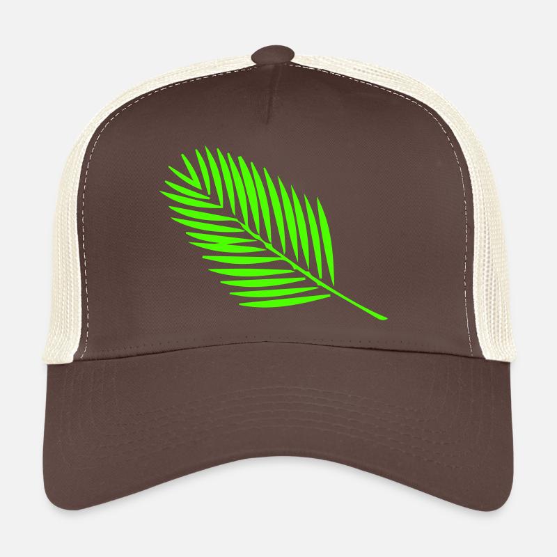 feuille Casquette trucker 