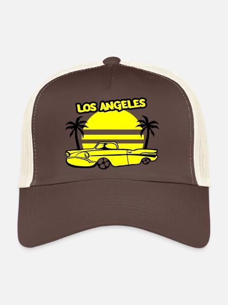 Los Angeles Lowrider - Trucker Cap - brown/beige - Front