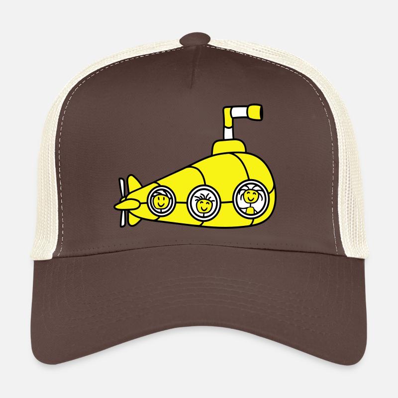 Drôle 3 sous-marin équipage équipe trois amis marins Casquette trucker 