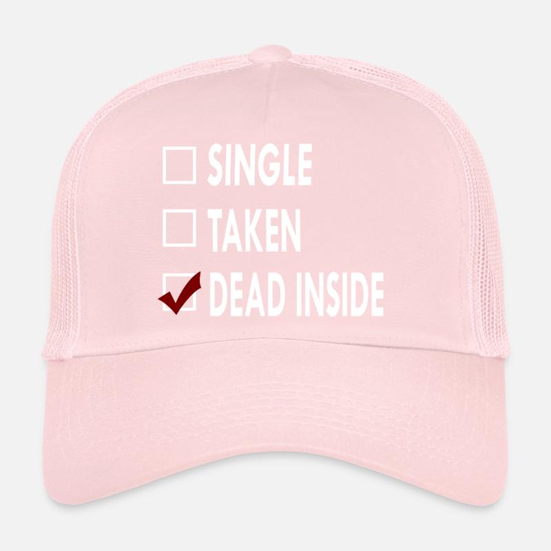 SINGLE DEAD INSIDE Casquette trucker 