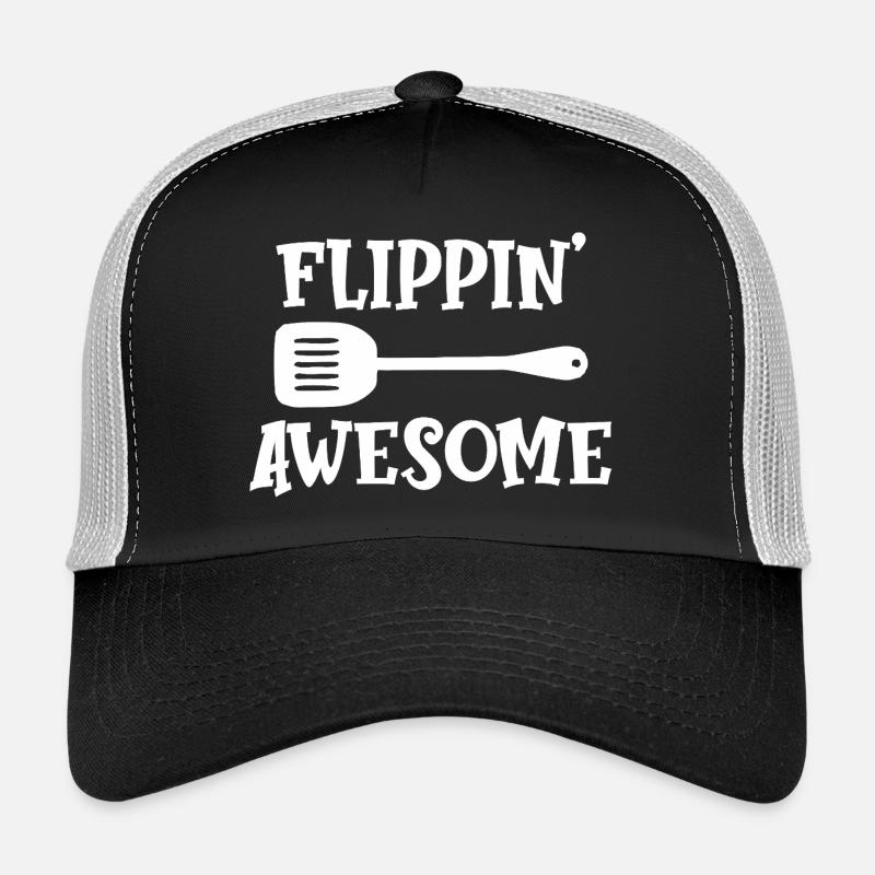 Flippin Awesome- Grillsaison Tshirt Trucker Cap