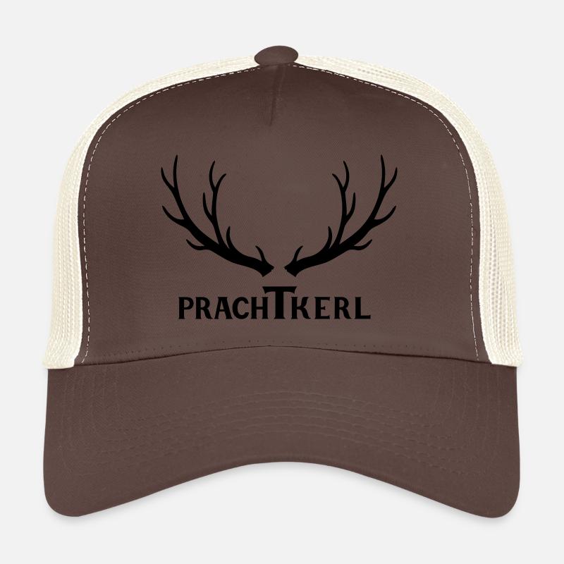 Prachtkerl Hirschgeweih Geschenk - Idee Trucker Cap