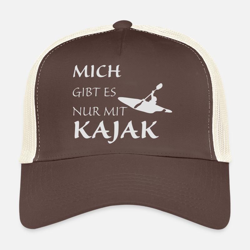 Nur mit Kajak - Trucker Cap - Braun/Beige
