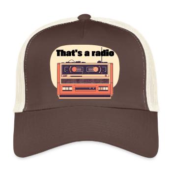 Old School Radio - Trucker Cap - brown/beige - Front