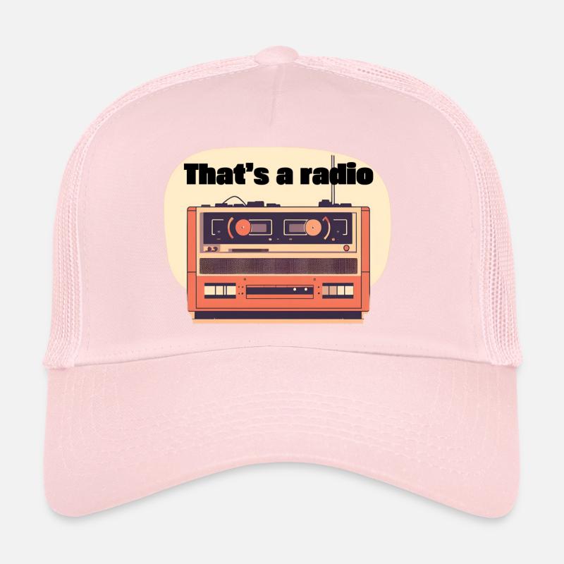 Radio à l’ancienne Casquette trucker 