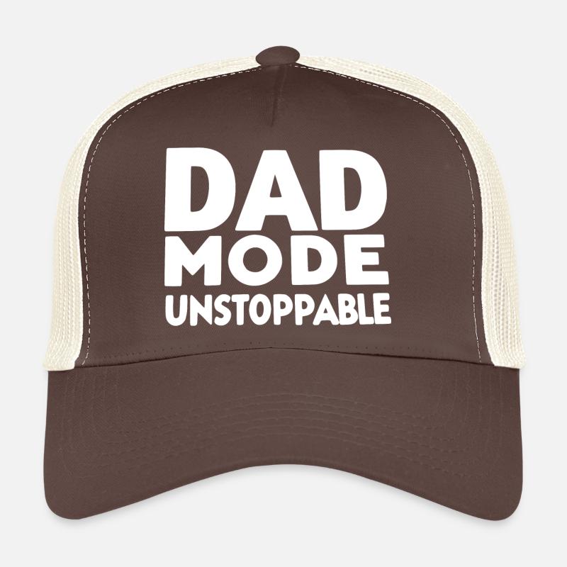 Papa-Modus Unaufhaltsam - Trucker Cap - Braun/Beige