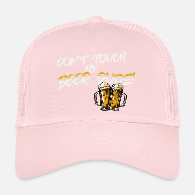 Ne touche pas à ma BIÈRE, mec ! Casquette trucker 