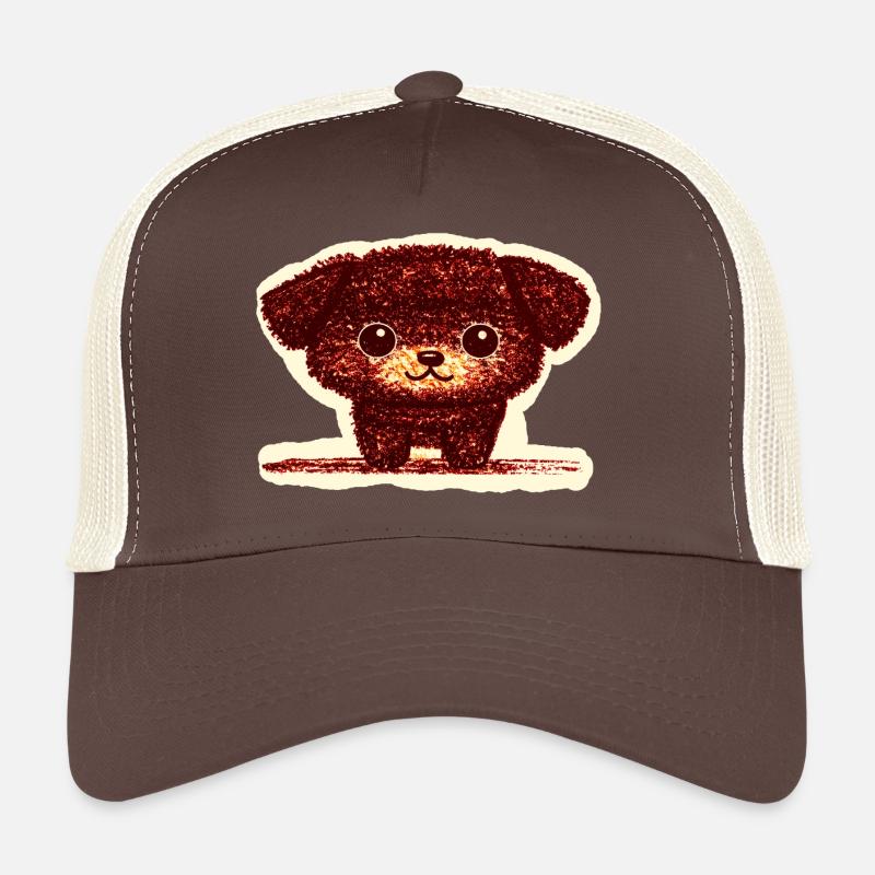 Winziges Hündchen (Rot) Trucker Cap