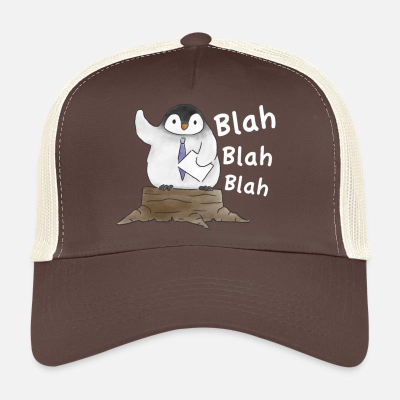Discours du Pinguin-Rede du Pingouin Casquette trucker 