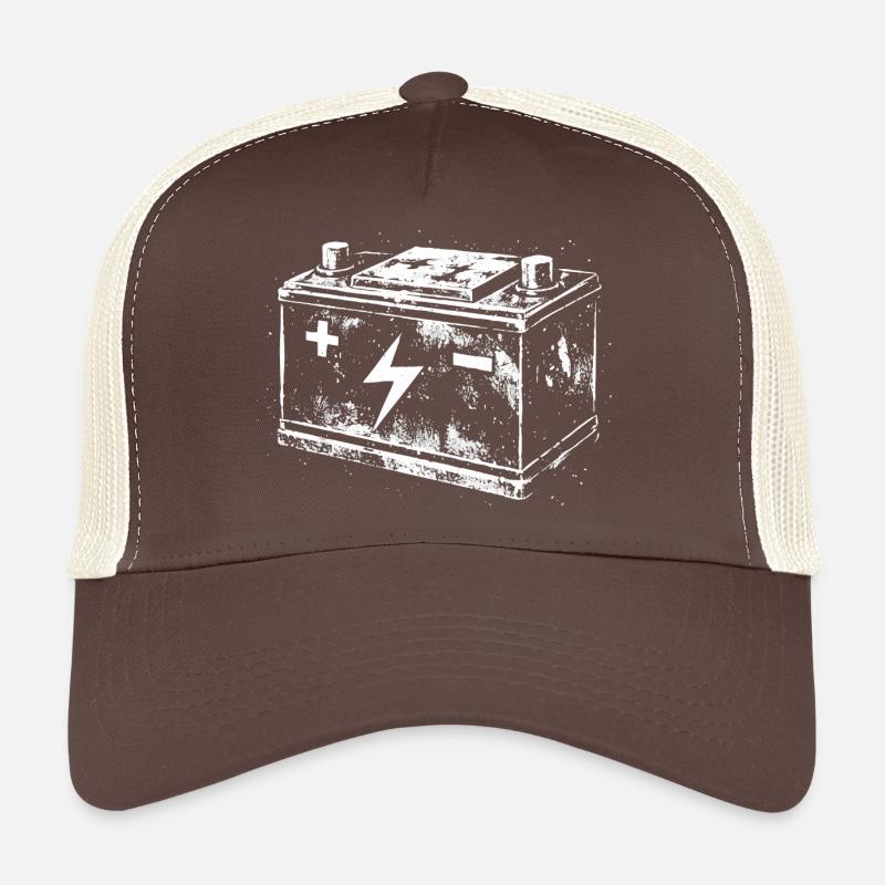 Mécanique Grunge Mécanique Conception Casquette trucker 