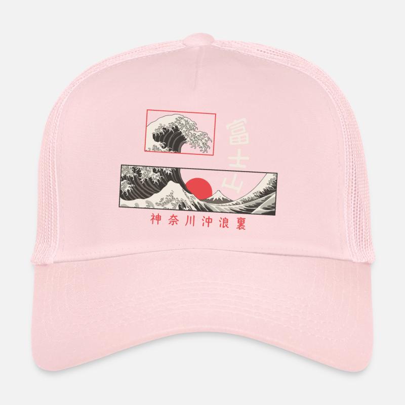 die große Welle vor Kanagawa Japan Trucker Cap