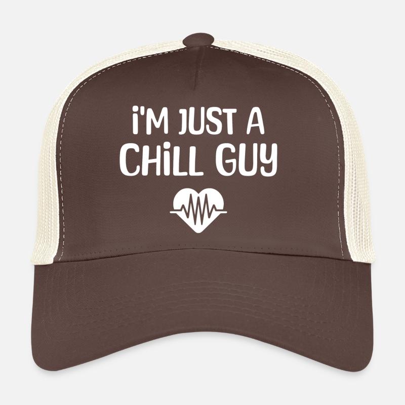 Type détendu Casquette trucker 