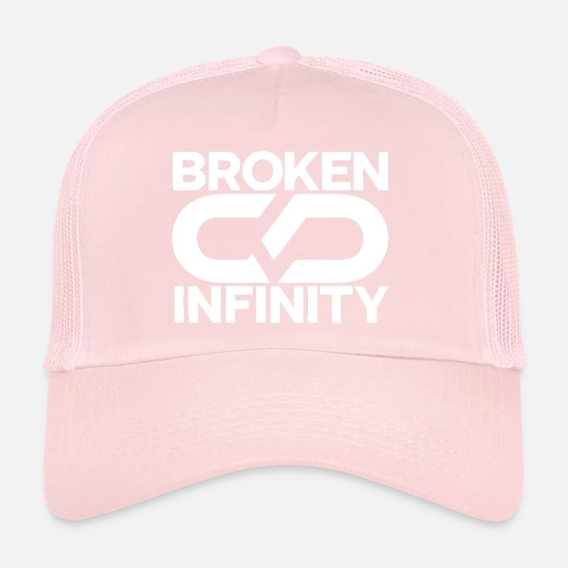 broken_infinity_white Casquette trucker 