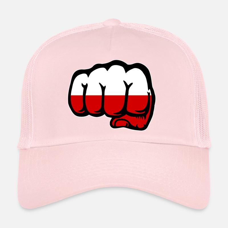 Drapeau de la Pologne Casquette trucker 