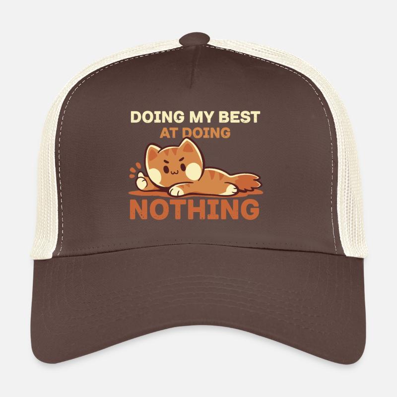 Faire de mon mieux à rien Casquette trucker 