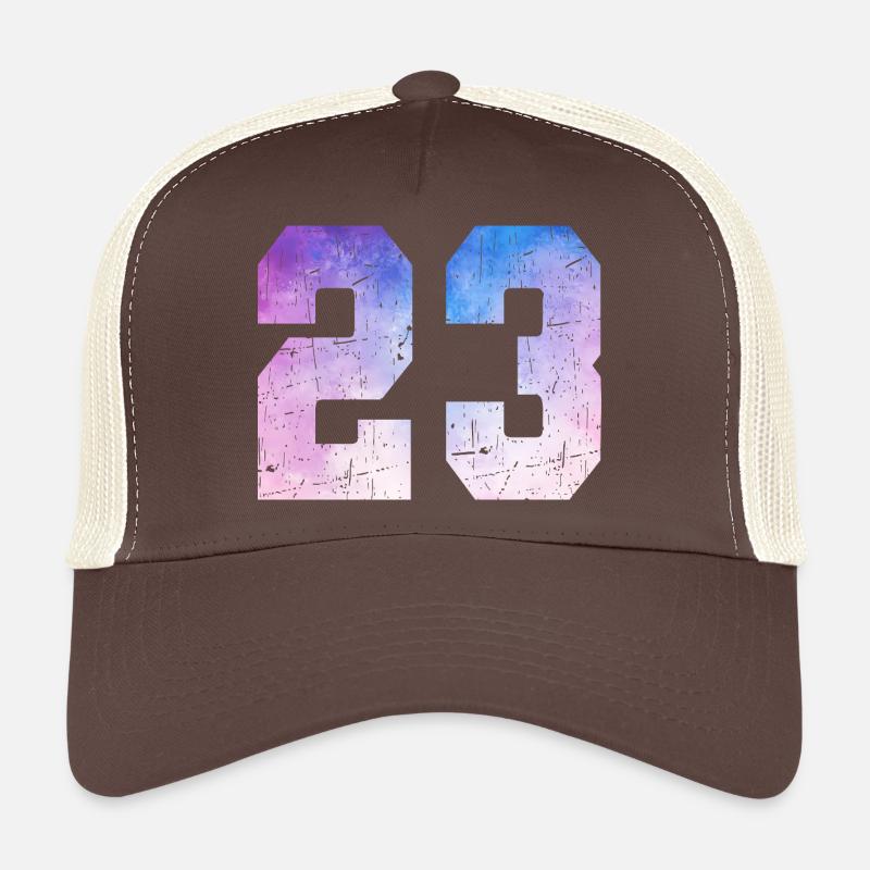 Ausgabe 23 – 23-jähriges Jubiläumsgeschenk - Trucker Cap - Braun/Beige