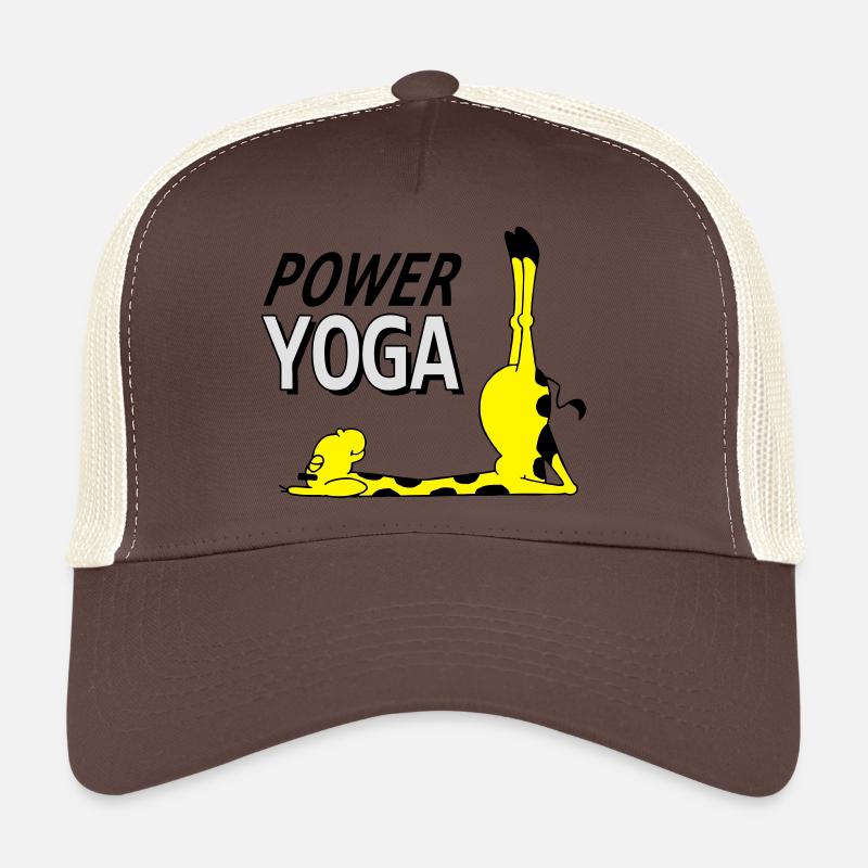 Power Yoga Giraffe Trucker Cap