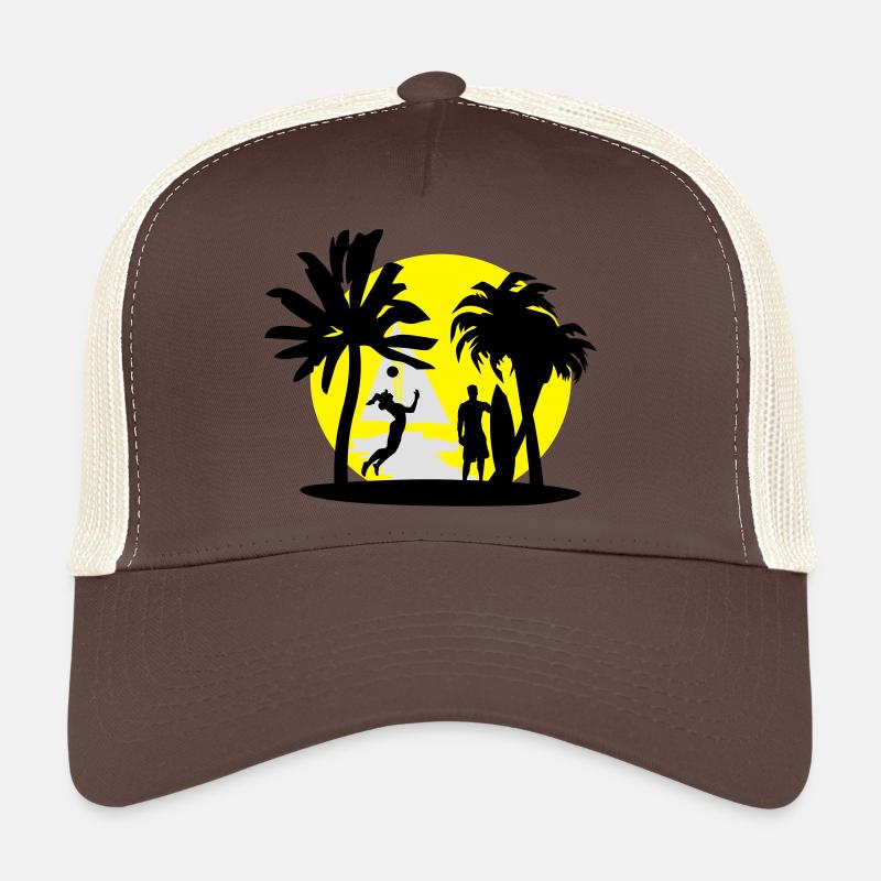 plage, beach, été Casquette trucker 