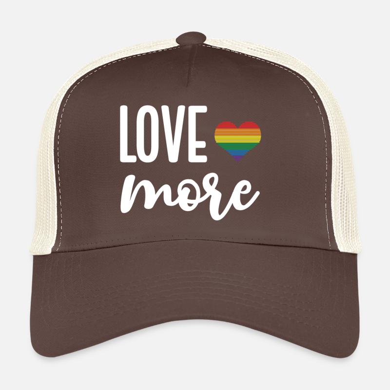 Mois de la fierté LGBT - Love More Casquette trucker 