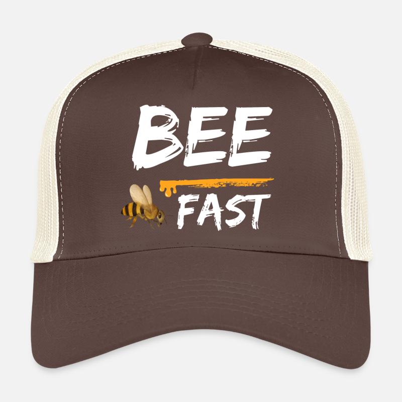 Bee Fast Bees Honey - Trucker Cap - brown/beige