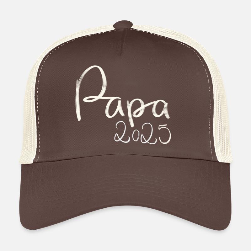 Papa 2025 - Trucker Cap - Braun/Beige
