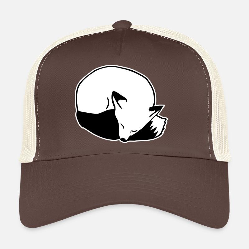 Fuchs schlafend: Niedlich, Kawaii & Comic Stil Trucker Cap