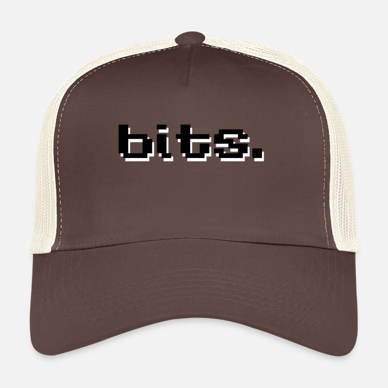 Bits Black Trucker Cap