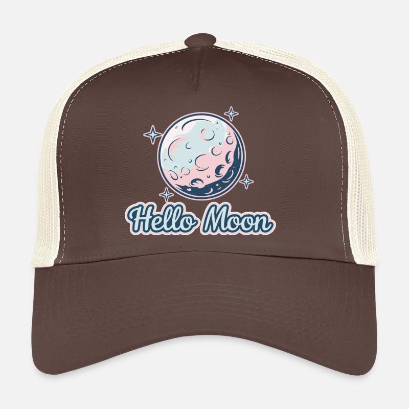 BONJOUR LA LUNE Casquette trucker 