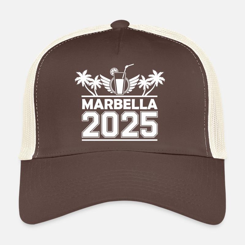 Marbella 2025 - Trucker Cap - Braun/Beige