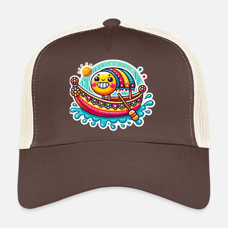 Spreekahn - Casquette trucker  - marron/beige