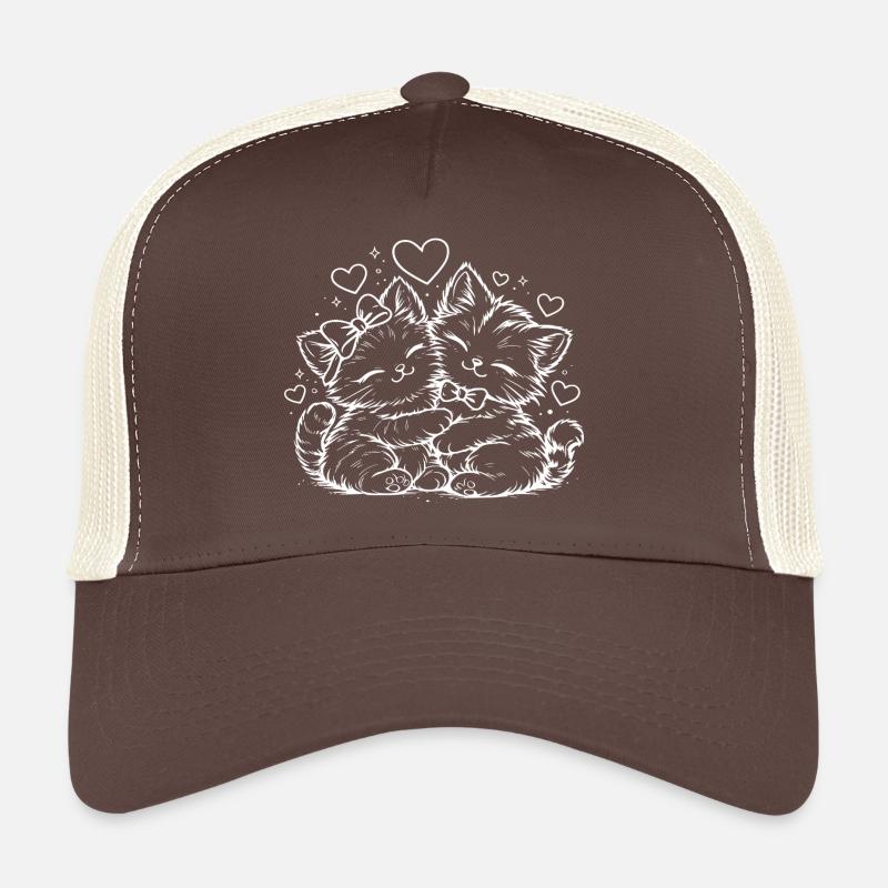Kuschelkätzchen Herzfreundschaft Trucker Cap