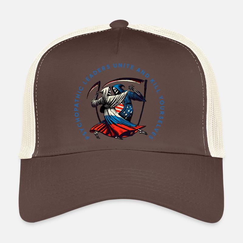 Tango de la Faucheuse - Casquette trucker  - marron/beige