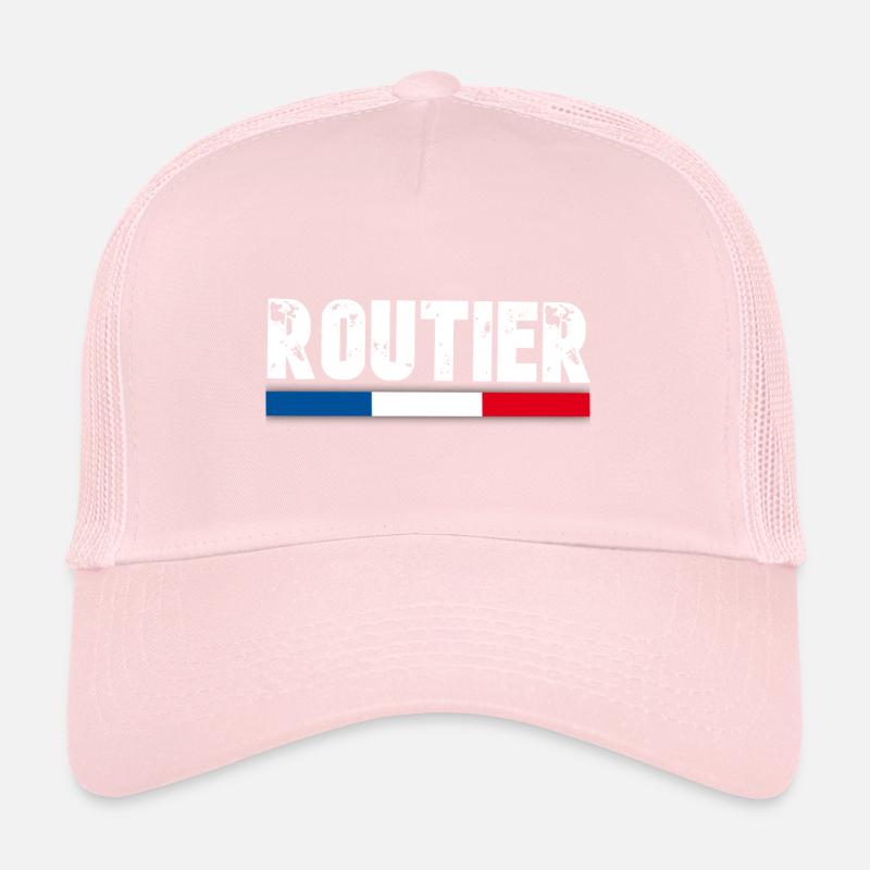 routier drapeau francais Casquette trucker 