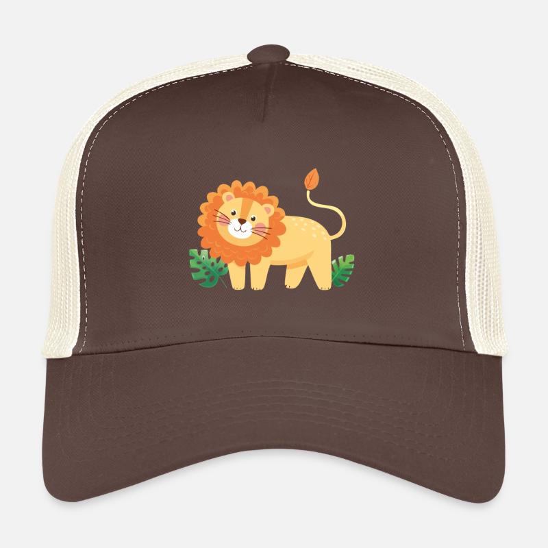 Lion mignon Casquette trucker 