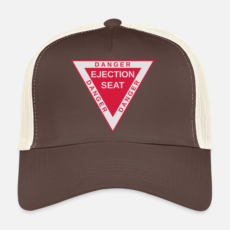 Danger ejection - Trucker Cap - brown/beige