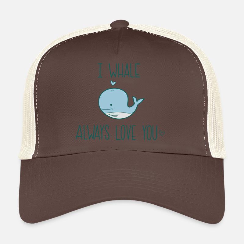 Wal Meer Liebe romantisch Spruch Geschenk Trucker Cap