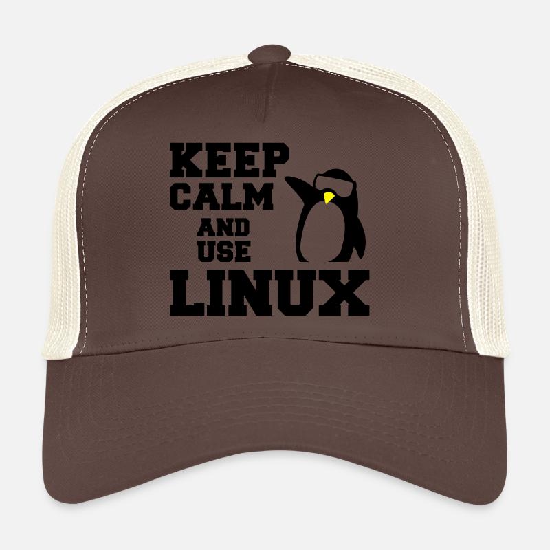 garder utilisation calme linux Casquette trucker 