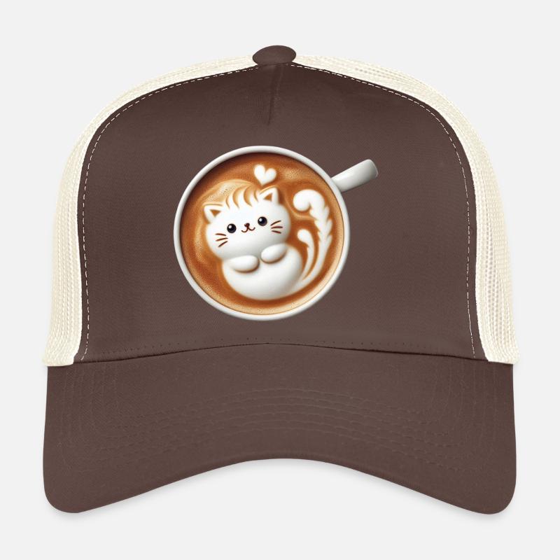 Latte Chat Casquette trucker 