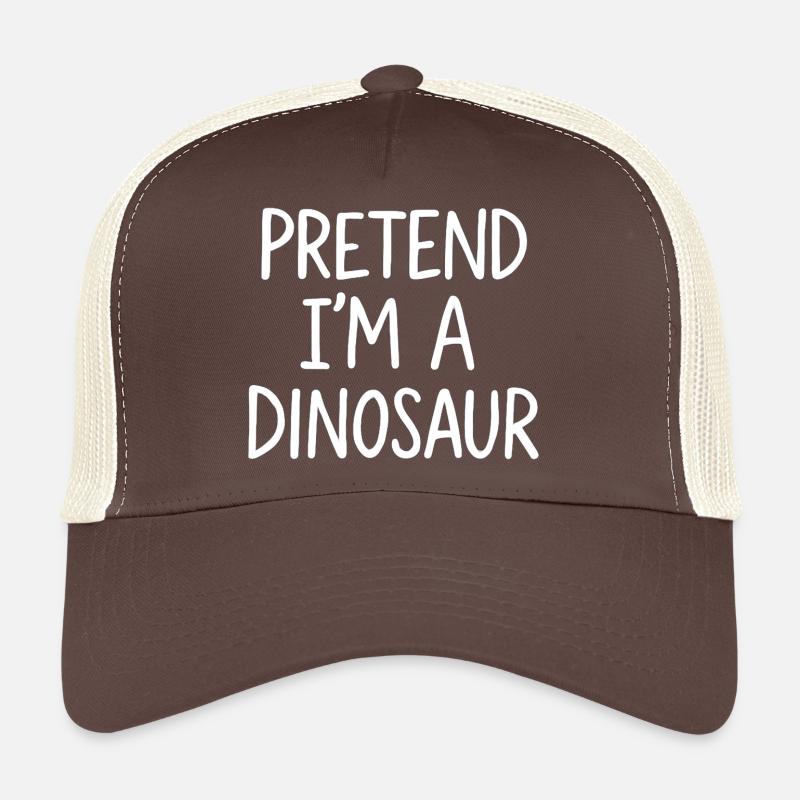 Faire semblant d’être un dinosaure Casquette trucker 