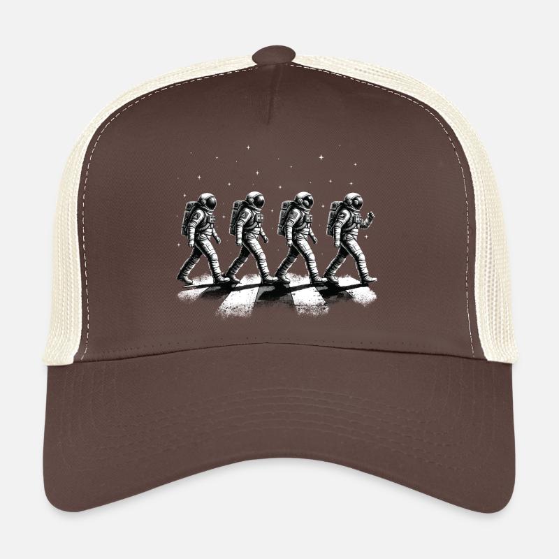 Exploration spatiale des astronautes marchants Casquette trucker 