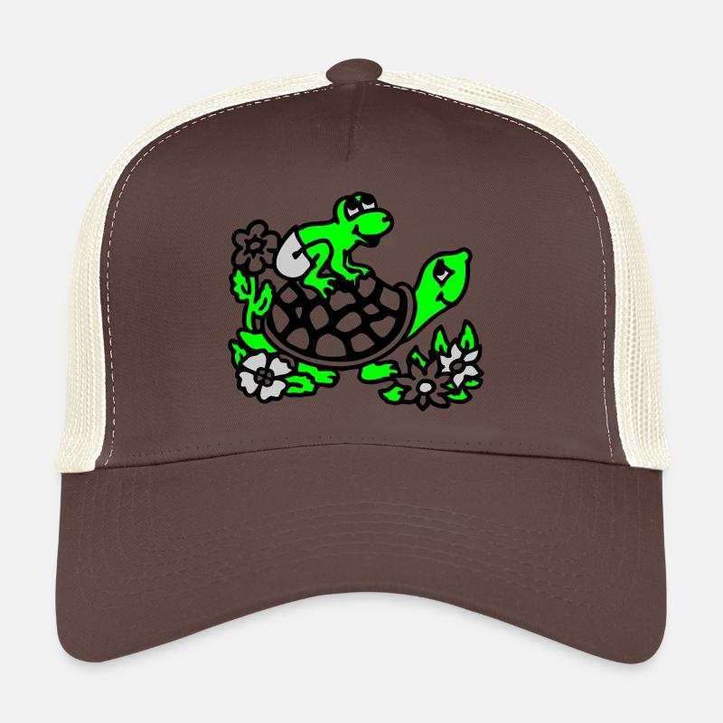 frogg & turtle / frog & turtle - Trucker Cap - brown/beige