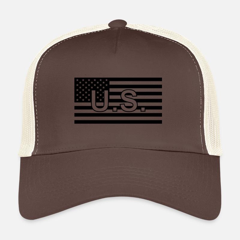 U.S./USA Tactical Flag Trucker Cap