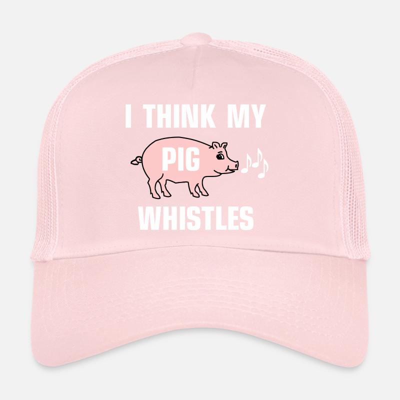 Je pense que mon cochon siffle Casquette trucker 